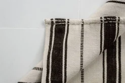 Tapis de couloir vintage en chanvre turc