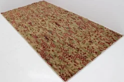 Tapis de design géométrique extraordinaire, années 1950