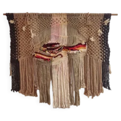 Tapis de macramé Espagne, années 1970.