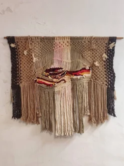Tapis de macramé Espagne, années 1970.