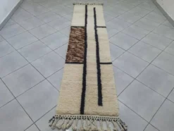 Tapis de passage marocain traditionnel artisanale 75/300 cm