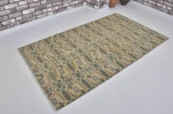 Tapis de sol vintage géométrique Oushak sku 1563