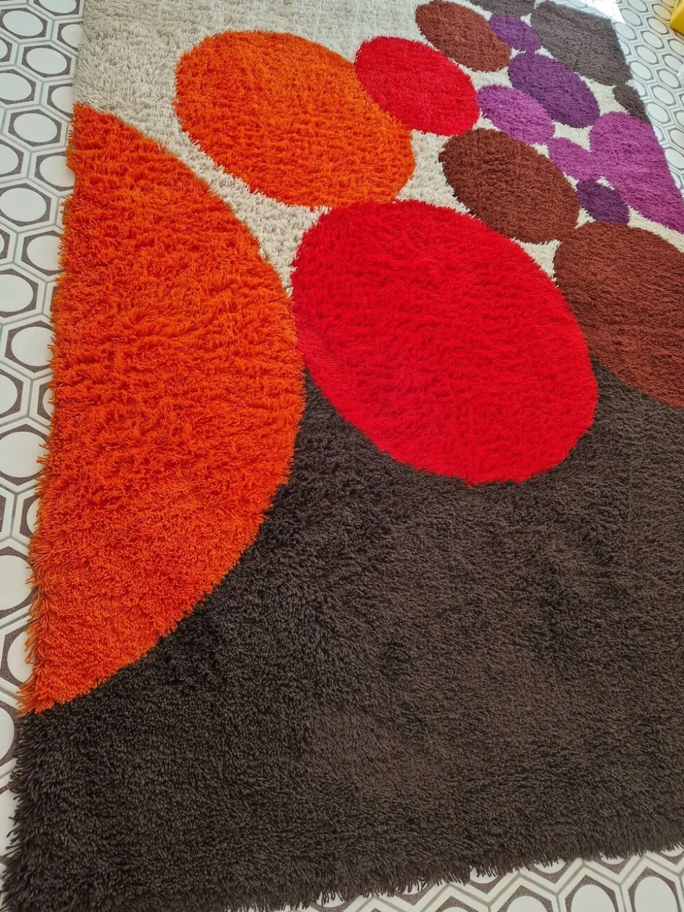 Tapis Desso 1970 Bayer 200 x300 Vintage