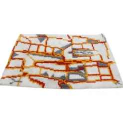 Tapis du milieu du siècle, moquette, Danemark, style Ege Rya, années 1960.