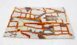 Tapis du milieu du siècle, moquette, Danemark, style Ege Rya, années 1960.