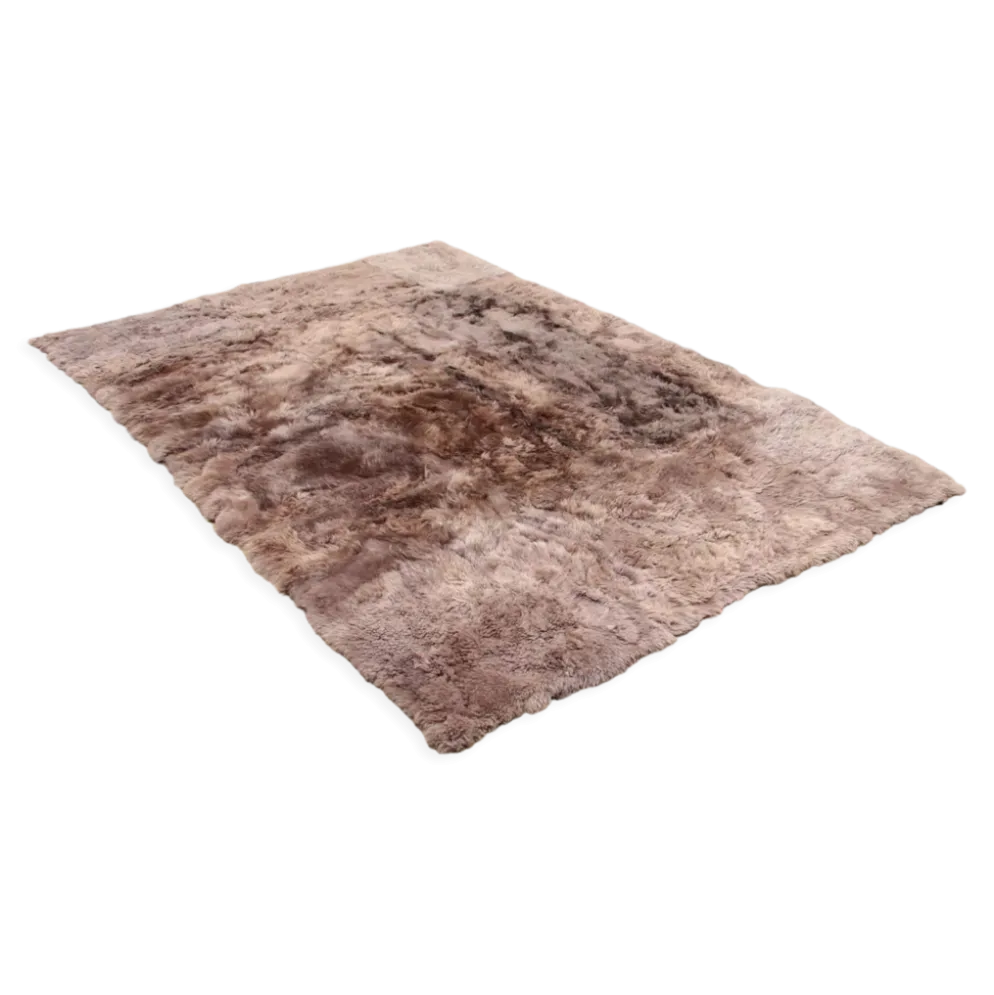 Tapis en laine d’agneau Taiga Lambert, 1970 Allemagne