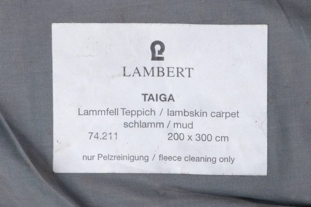 Tapis en laine d’agneau Taiga Lambert, 1970 Allemagne