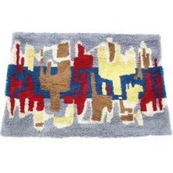 Tapis en laine de design mid-century dans le style Ege Rya, Danemark, 1970.
