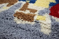 Tapis en laine de design mid-century dans le style Ege Rya, Danemark, 1970.