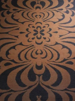 Tapis en laine double face graphique du milieu du siècle Berit Woelfer 160x240cm, signé