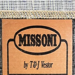 Tapis en laine géométrique "Square" d'Ottavio Missoni des années 1990, exceptionnel post-moderne italien.
