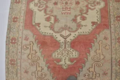 Tapis en laine Oushak neutre anatolien sku1328