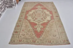 Tapis en laine Oushak neutre anatolien sku1328