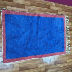 Tapis en laine pour decoration fait main marocaine