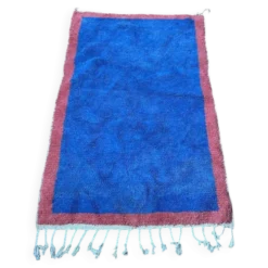 Tapis en laine pour decoration fait main marocaine