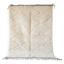 Tapis en laine pure fait main artisanale traditionnelle taille 1,5/2,5 m