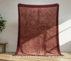 Tapis en laine pure fait main sur mesure taille 2/3