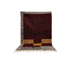 Tapis en laine pure sur mesure artisanale traditionnelle
