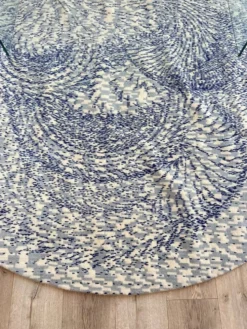 Tapis en laine rond PS 2017 par Kate & Joel Booy pour Ikea, années 2010.