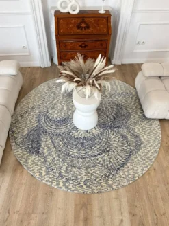 Tapis en laine rond PS 2017 par Kate & Joel Booy pour Ikea, années 2010.