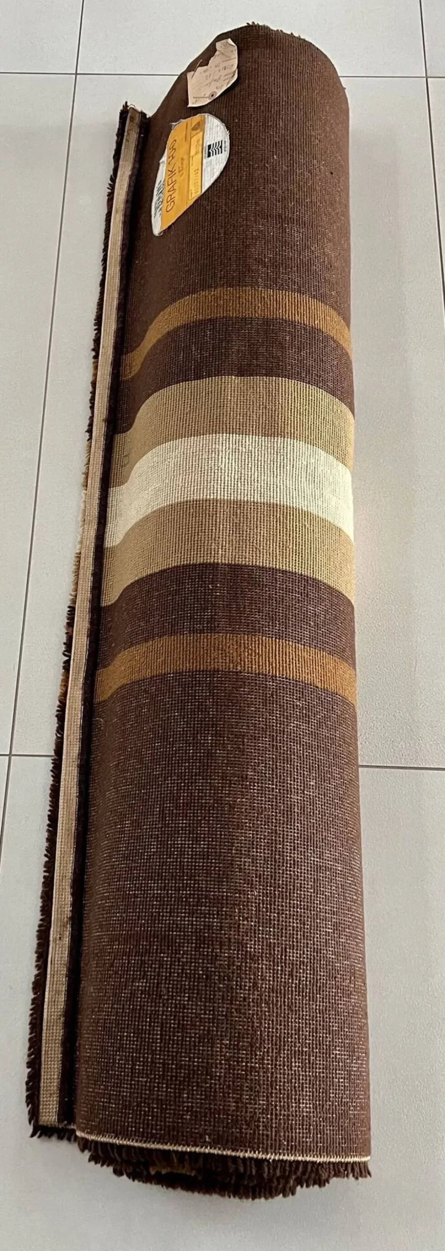 Tapis en laine série Grafik 100 par S. Doege, Allemagne 1970