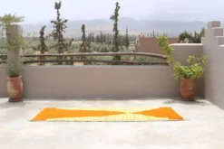 Tapis en laine tissé à la main coloré, 300 x 95 cm - R310