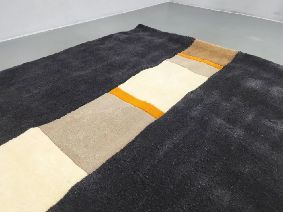Tapis en laine touffeté à la main par C. Olesen, Graphisme, années 1990