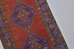 Tapis en laine turque rouge et bleu sku 1207