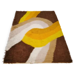 Tapis en laine vintage de style Space Age des années 1970 par Desso.