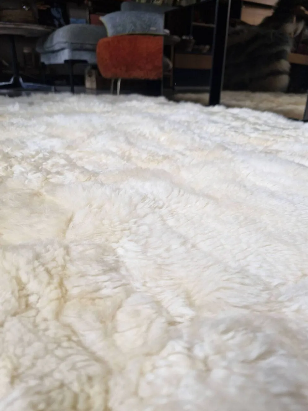 Tapis en peau de mouton Néo-zélandais