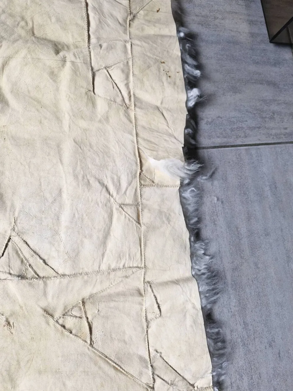 Tapis en peau de mouton Néo-zélandais