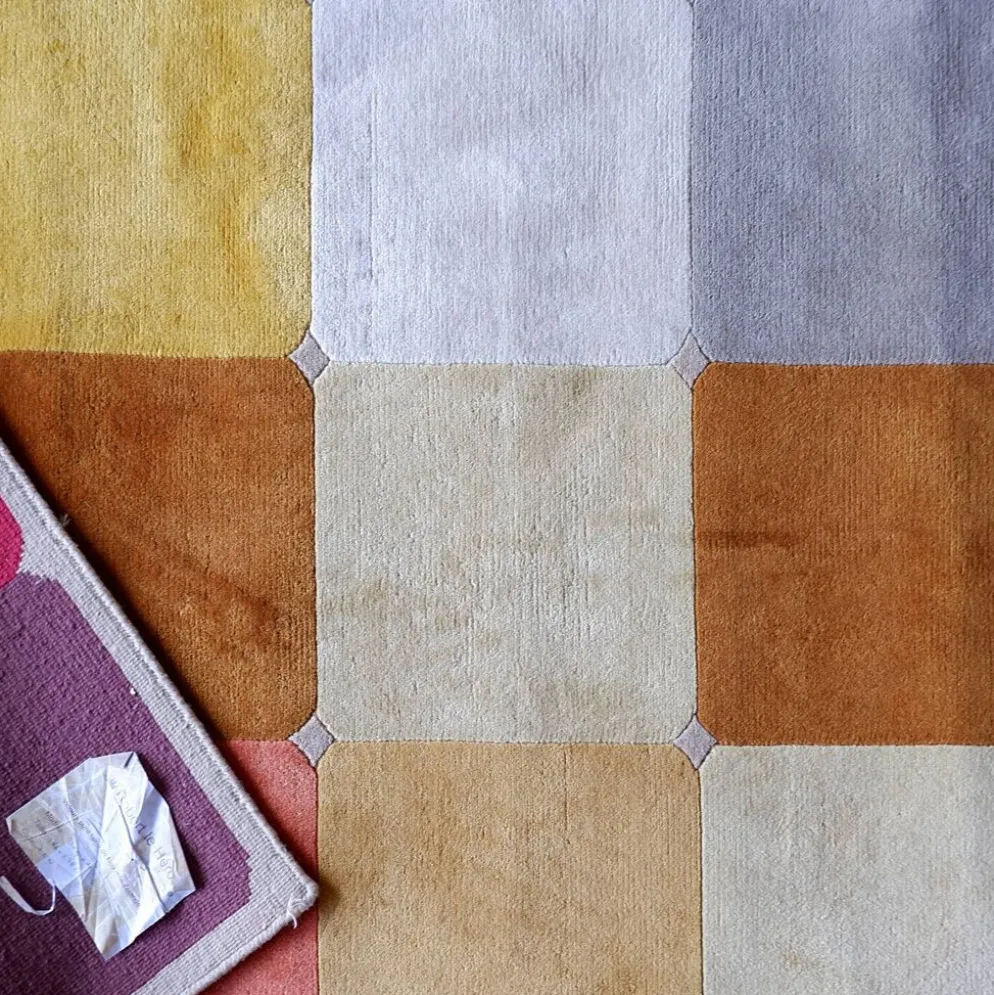 Tapis en velours de laine "Robert Le Héros" Paris - années 90