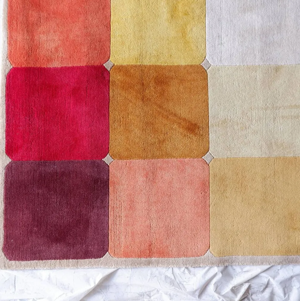 Tapis en velours de laine "Robert Le Héros" Paris - années 90