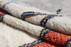 Tapis fait main coloré, 255 x 155 cm - AZ829