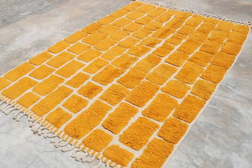 Tapis fait main coloré, 245 x 165 cm - AZ852