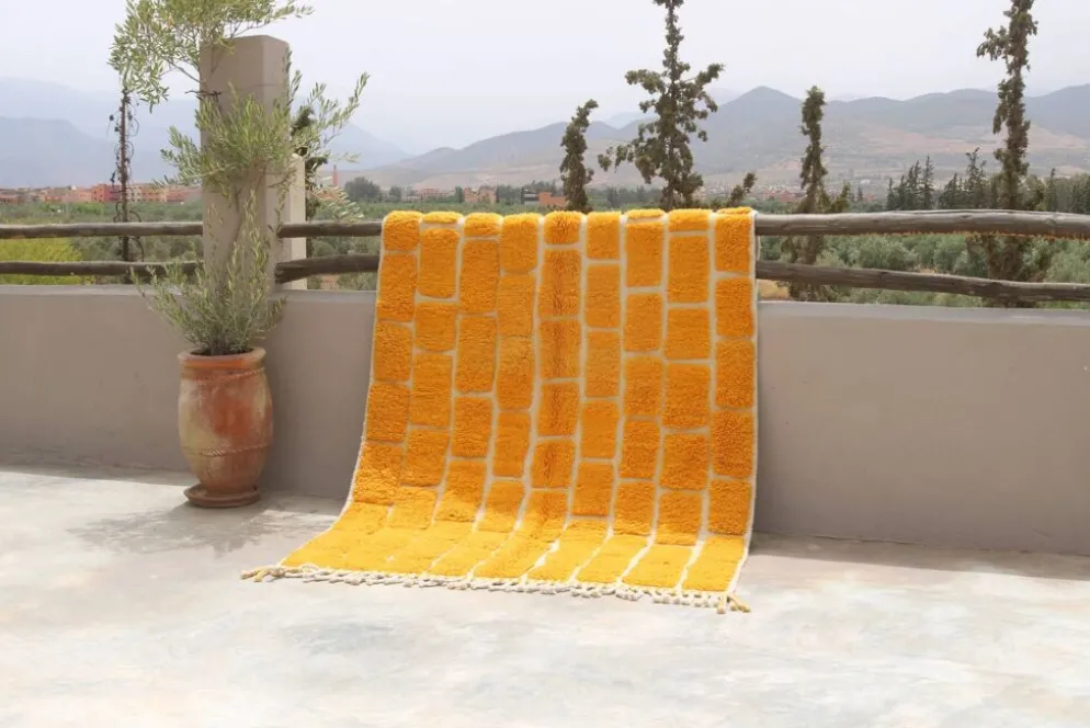 Tapis fait main coloré, 245 x 165 cm - AZ852