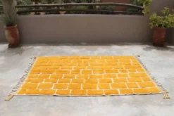 Tapis fait main coloré, 245 x 165 cm - AZ852