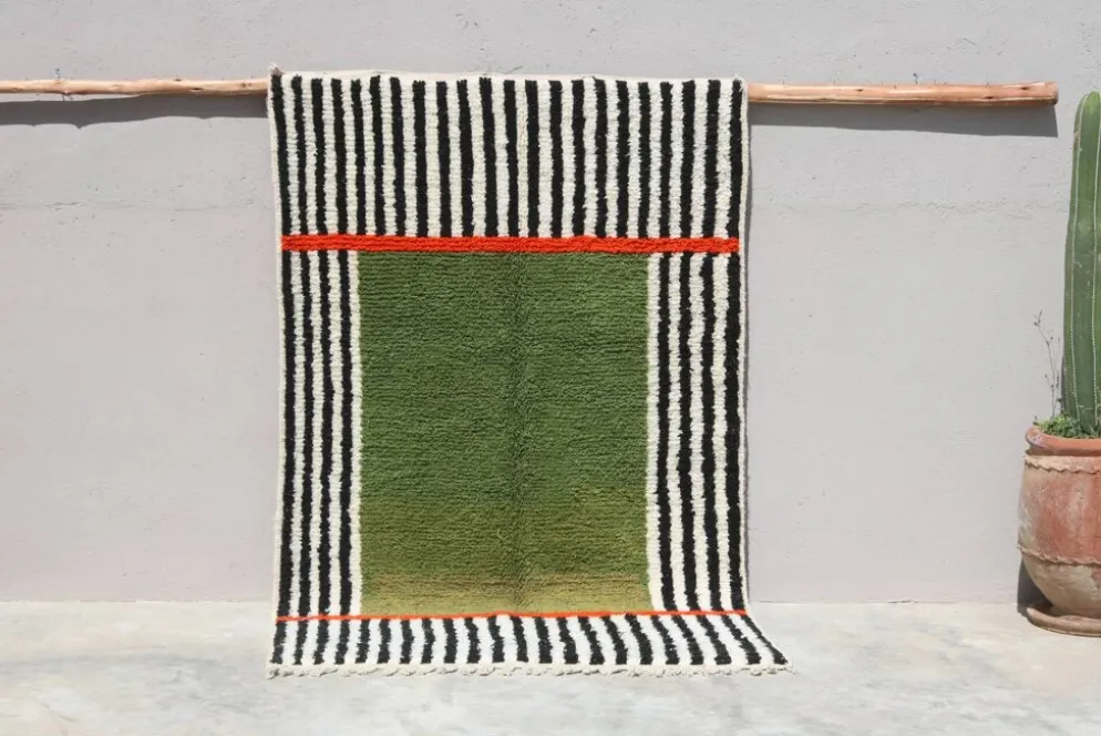 Tapis fait main coloré, 240 x 155 cm - AZ833