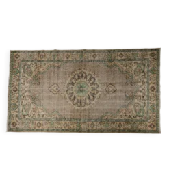 Tapis fait main Oushak au sol sku 1067