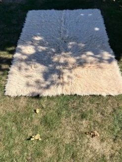 Tapis Flokati en laine vierge