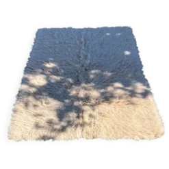 Tapis Flokati en laine vierge