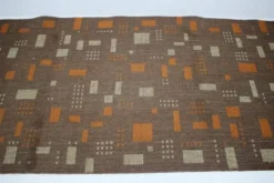 Tapis géométrique design mid-century, années 1960