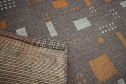 Tapis géométrique design mid-century, années 1960