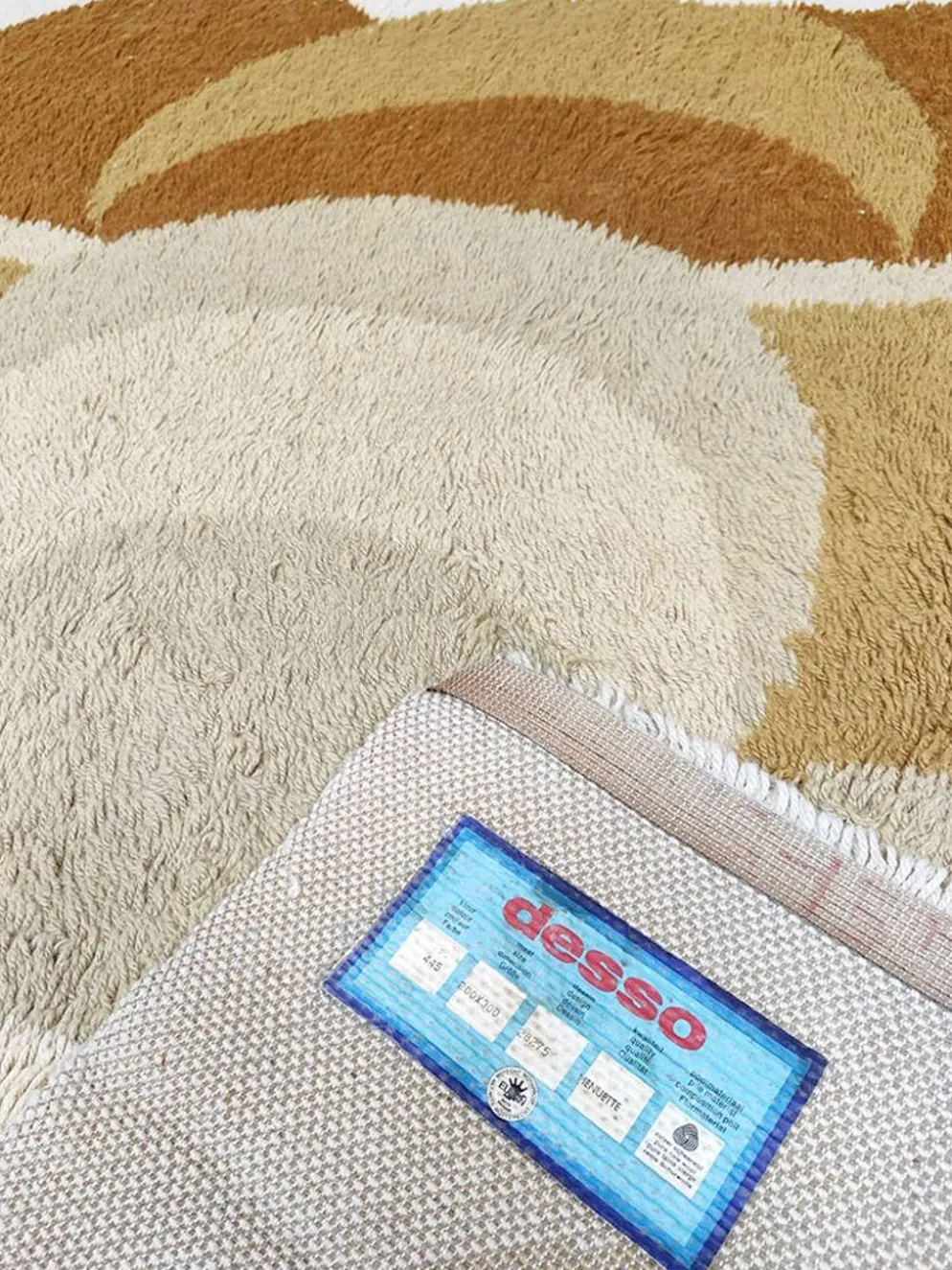 Tapis géométrique Desso, 1970