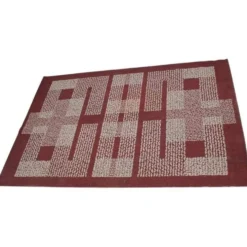 Tapis géométrique du milieu du siècle / Tapis, années 1950