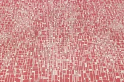 Tapis géométrique moderniste, milieu du siècle, années 1960