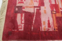 Tapis géométrique tchécoslovaque, années 1950