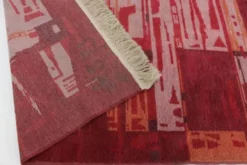 Tapis géométrique tchécoslovaque, années 1950