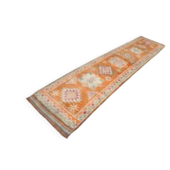 Tapis Herki vintage turc 2'10" x 12'10"