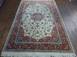 Tapis Indo Tabriz fait main 246x158cm
